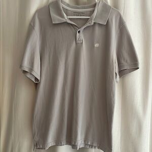 Banana Republic Gray Polo Shirt Classic Fit
